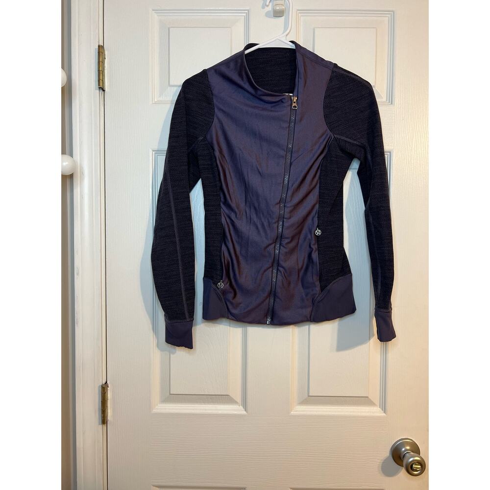 Lululemon Purple Full-Zip Emerge Renewed Jacket- Nightfall Sz: 4